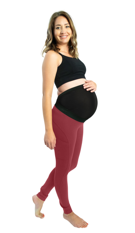 Find Maternity Activewear Pants With Belly Support | Mumberry