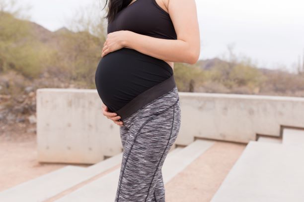 MOTHERS ESSENTIALS Maternity Pregnant Women 3/4 Leggings, Capri